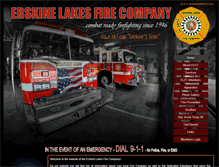 Tablet Screenshot of erskinelakesfd.com